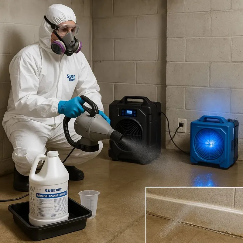 Sanitization and Odor Removal process in Swepsonville, NC