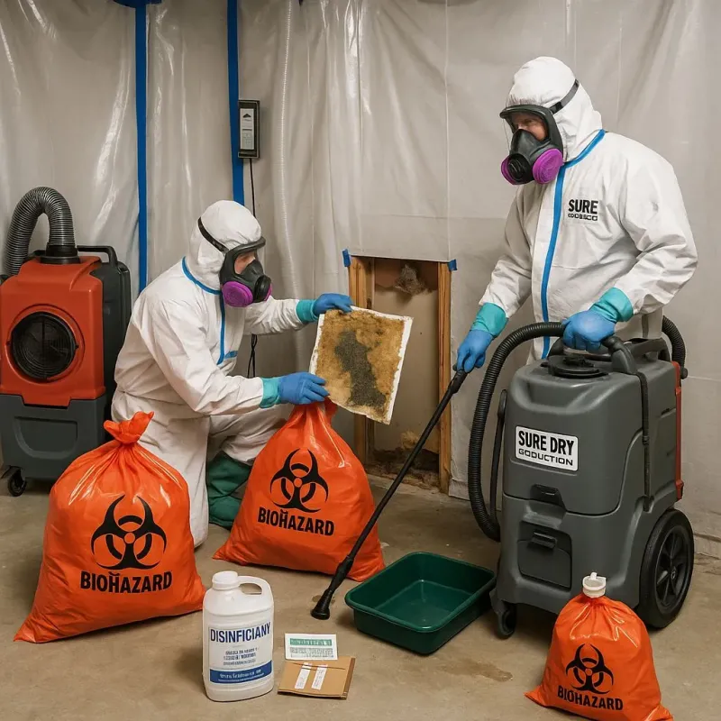 Contaminated Water Handling Protocols process in Swepsonville, NC