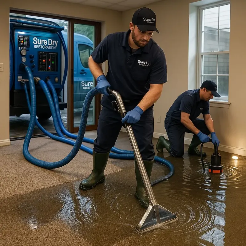 Water Extraction and Removal process in Swepsonville, NC